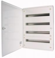 283040 Complete surface-mounted flat distribution board, white, 24 SU per row, 2 rows, type E (BF-O-2/48-E)