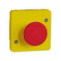 Schneider Electric MUR35053 MUREVA S МЕХАНИЗМ АВАРИЙНОГО ВЫКЛЮЧАТЕЛЯ с поворот. рычажком 3А, желтый, IP55