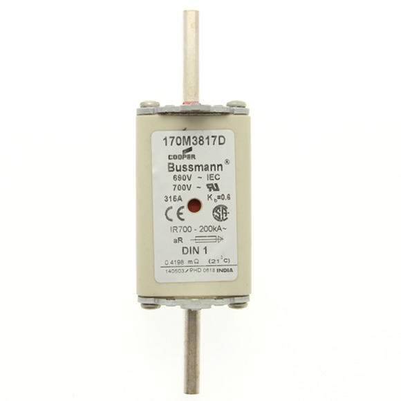 170M3817D Быстрый предохранитель 315A 690V aR DIN 1 HSDNH
