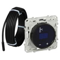 Schneider Electric S52R509 ODACE ТЕРМОСТАТ с сенсорным дисплеем, 10 А, ЧЕРНЫЙ