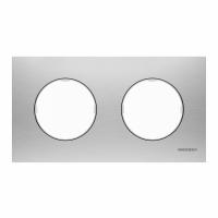 ABB 2CLA867200A4001 Рамка 2-постовая, серия SKY Moon, цвет нержавеющая сталь