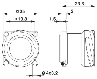 Phoenix contact 1605893 TU-0000000WB00 Встраиваемые корпуса