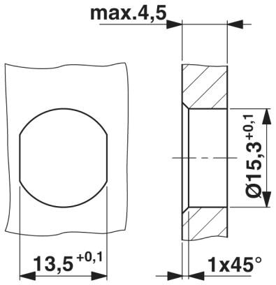 Phoenix contact 1430462 SACC-DSI-FS-17CON-PG9/0,5 SCO Встраиваемые разъемы