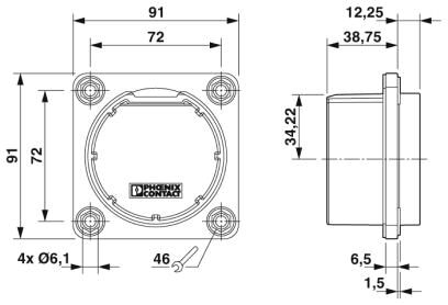 Phoenix contact 1623497 EV-GBDC-PARK-SW Исходное положение