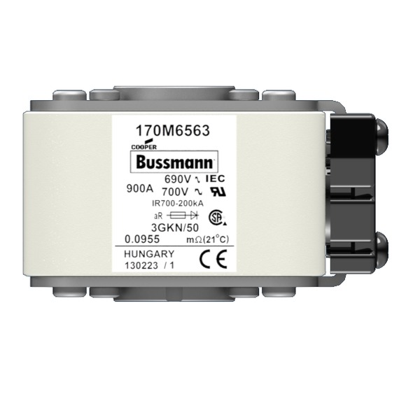 170M6563 Быстрый предохранитель 900A 690V 3GKN/50 AR UC