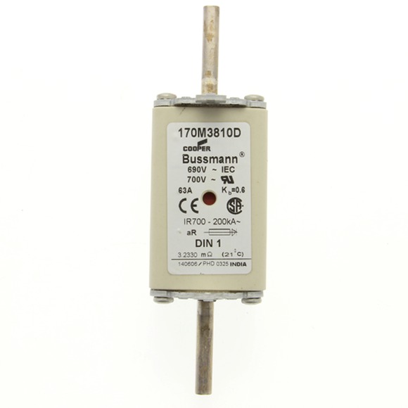 170M3811D Быстрый предохранитель 80A 690V aR DIN 1 HSDNH