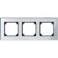 Schneider Electric MTN4030-3260 MERTEN M-Elegance РАМКА стеклянная 3 поста, АЛМАЗ, SM