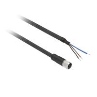 Schneider Electric XZCPA0941L5 КАБЕЛЬ С КОННЕКТ. М8, РОЗЕТКА,5М, ПРЯМОЙ