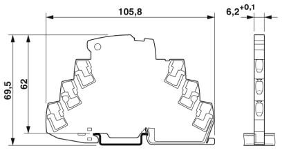 Phoenix contact 2906805 TTC-6-2X1-24DC-PT Устройство защиты от перенапряжений