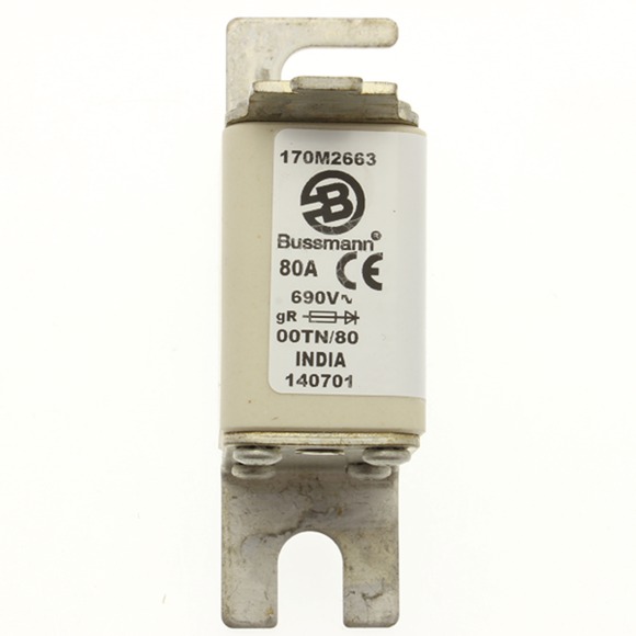 170M2663 Быстрый предохранитель 80A 690V 00TN/80 GR