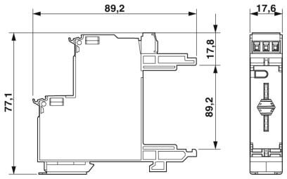 Phoenix contact 2905650 VAL-MS-T1/T2 BE/O Базовый элемент для защиты от перенапряжений, тип 2