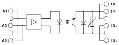 Phoenix contact 2900385 PLC-OPT-110DC/300DC/1 Модуль полупроводникового реле