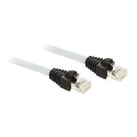 Schneider Electric TCSECU3M3M2S4 Соед. каб. Ethernet, 2хRJ45 в пром. исполнении, Cat 5E, 2 метра - стандарт UL