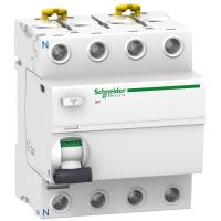 Schneider Electric A9R15440 ДИФФ.ВЫКЛ.НАГР iID 4П 40A 300mA-S AC-ТИП