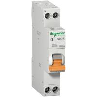 Schneider Electric 12525 ДИФ. АВТ. ВЫКЛ. АД63 К 1П+Н 32A 30MA 4,5кА C АС, 18 мм