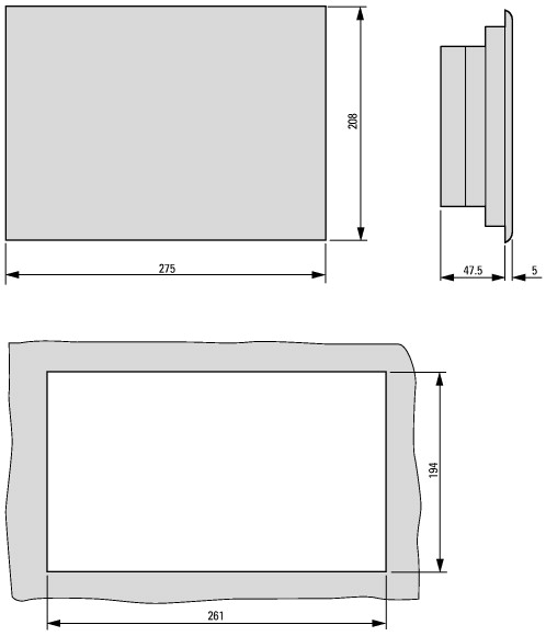 150602 панель оператора , 24VDC , 8,4 ", TFT, цветная , Ethernet, RS232, RS485, (PLC) (XV-152-D4-84TVR-10)