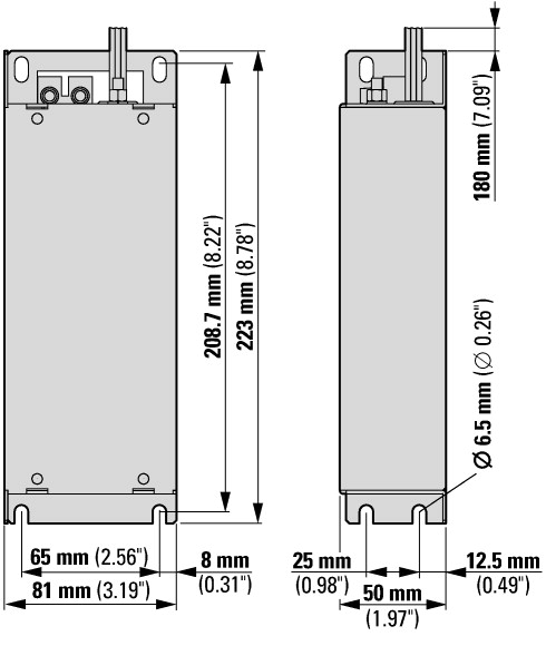 172274 Фильтр радиопомех, 1~ , 230 В, 12A (DX-EMC12-019-FS1)