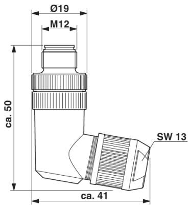 Phoenix contact 1553653 SACC-M12MR-8Q SH Шинный системный соединитель