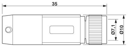 Phoenix contact 1404150 SAC-8P-10,0-PUR/M 8FS SH Кабель для датчика / исполнительного элемента