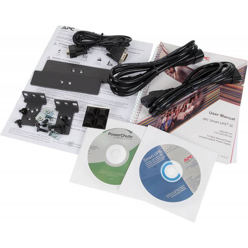 ИБП APC Smart-UPS sc 450VA 230V - 1U Rackmount/Tower SC450RMI1U