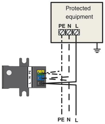 Phoenix contact 2800625 BT-1S-230AC/O Устройство защиты от перенапряжений, тип 3