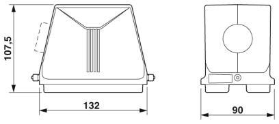 Phoenix contact 1424857 HC-STA-B48-HHFS-1STP29-EM-AL Корпус
