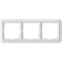 Schneider Electric MTN483319 MERTEN Antique РАМКА 3 поста, ПОЛ.БЕЛЫЙ, SD