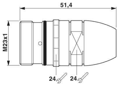 Phoenix contact 1613820 RC-1RP1N127L00 Разъем на кабель