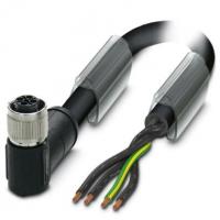 Phoenix contact 1408853 SAC-4P- 5,0-PUR/M12FRS PE Силовой кабель