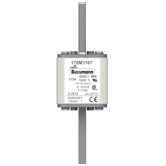 170M3167 Быстрый предохранитель 315A 690V 1*/110 AR UC