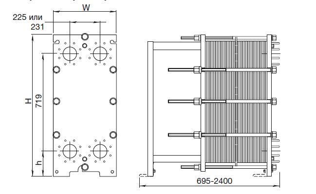 Теплообменник Alfa Laval серия M10-BFG