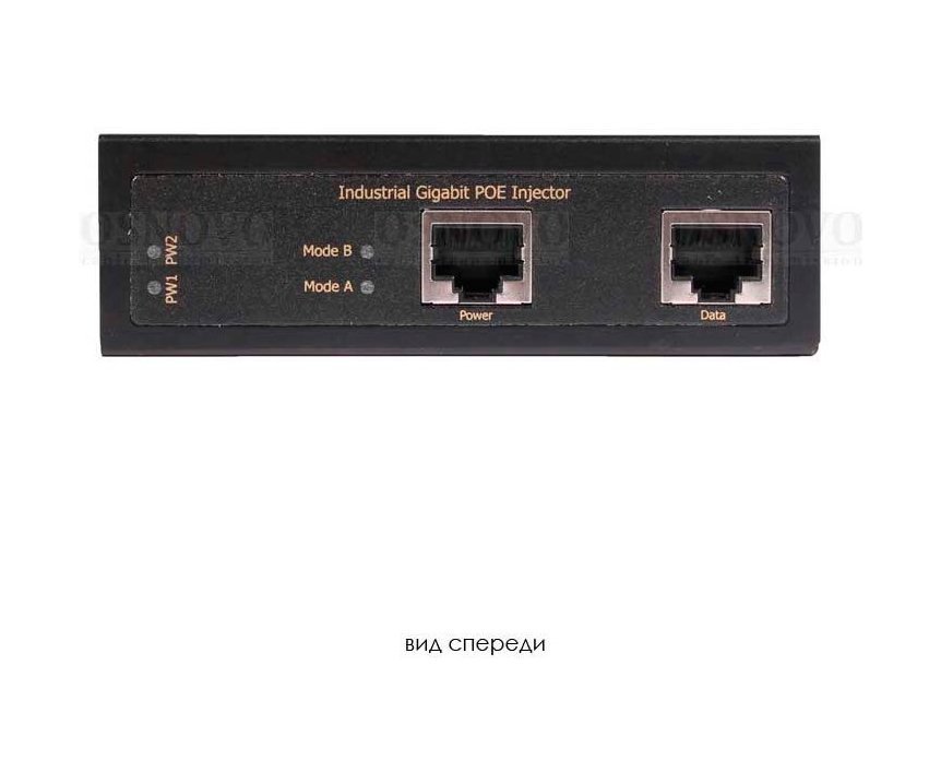 OSNOVO Midspan-1/303G промышленный гигабитный PoE-инжектор с питанием от 12V до 48V