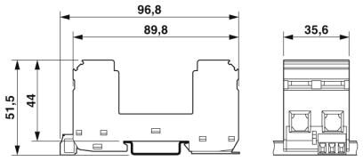 Phoenix contact 2800246 VAL-MS/2+0-BE/FM/S2 Базовый элемент для защиты от перенапряжений, тип 2