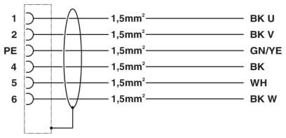 Phoenix contact 1620416 K-5E - OE/5,0-C02/M23 FK Кабельный штекер, пластиковая заливка