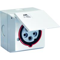 ABB 2CMA178696R1000 Розетка для монтажа на поверхность CUED416-6+RD, 3P+N+E, 16А, IP44, 6ч