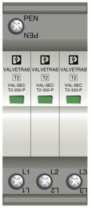 Phoenix contact 2905344 VAL-SEC-T2-3C-350 Разрядник для защиты от импульсных перенапряжений, тип 2