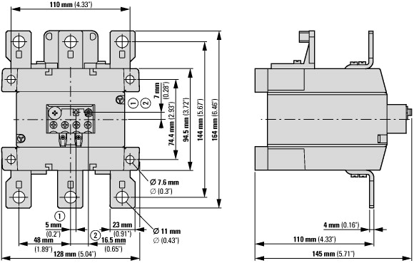210071 Z5-100/FF250 Реле перегрузки MOELLER / EATON (арт.210071)