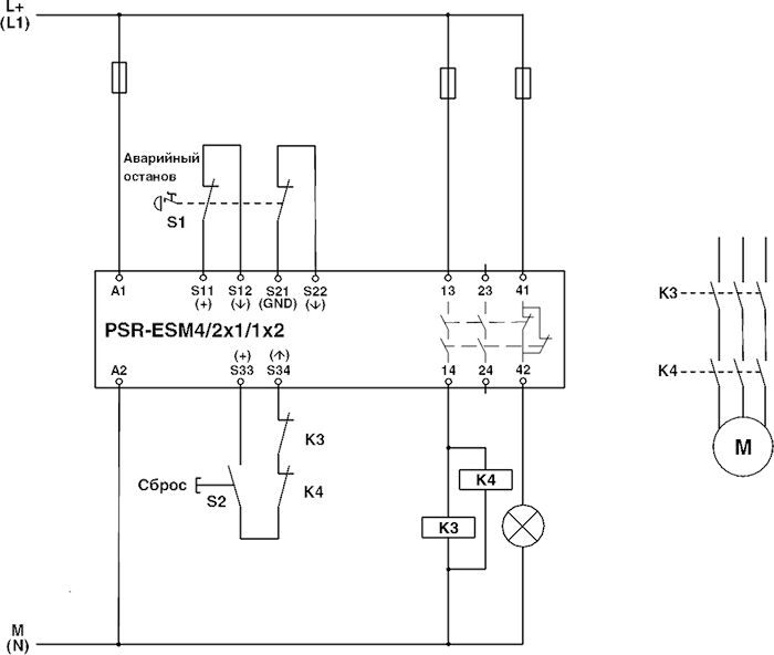 Phoenix contact 2963718 PSR-SCP- 24UC/ESM4/2X1/1X2 Реле безопасности
