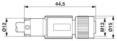 Phoenix contact 1518575 SAC-5P-M12MS/ 7,0-920/M12FS Системный кабель шины