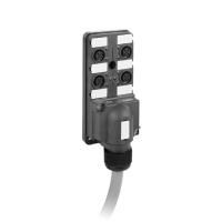 Schneider Electric ABE9C1241L10 МОДУЛЬ ПАССИВ 4КАНАЛ M12/КАБЕЛЬ 10М СВТД