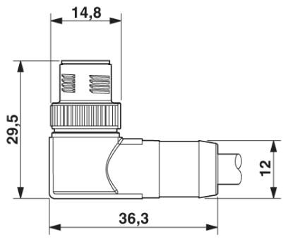 Phoenix contact 1430608 SAC-12P-MR/10,0-PUR SCO Кабель для датчика / исполнительного элемента
