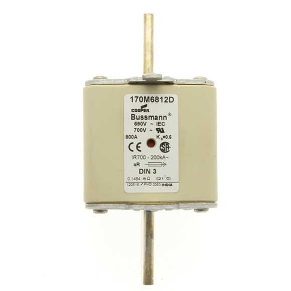170M6812D Быстрый предохранитель 800A 690V aR DIN 3 HSDNH