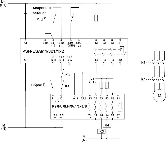 Phoenix contact 2964005 PSR-SPP- 24UC/URM4/5X1/2X2 Модуль расширения