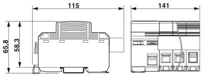 Phoenix contact 2905036 POWERSET BC-385/3+1-100/FM Комбинация разрядников типа 1+2