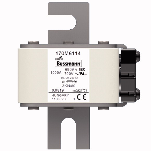 170M6114 Быстрый предохранитель 1000A 690V 3KN/80 AR UC