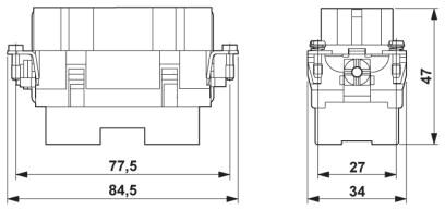 Phoenix contact 1636363 HC-K 6/12-EBUS Модуль для контактов