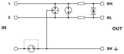 Phoenix contact 2882585 S-PT-EX(I)-24DC-3/4" Устройство защиты от перенапряжений