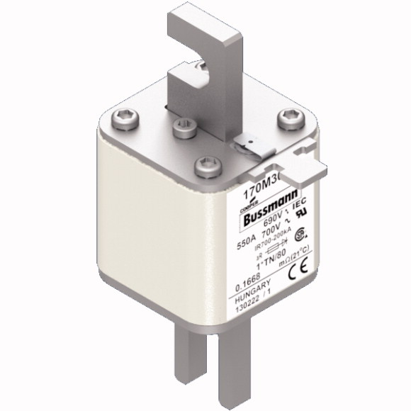 170M3072 Быстрый предохранитель 550A 690V 1*TN/80 AR UC