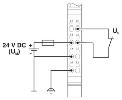 Phoenix contact 2701161 IB IL 24 PWR IN-XC-PAC Клеммы Inline