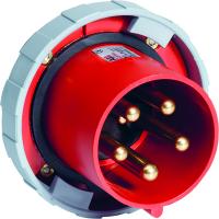 ABB 2CMA167198R1000 Вилка панельная с прямым фланцем 3125BU6W, 125A, 3P+E, IP67, 6ч